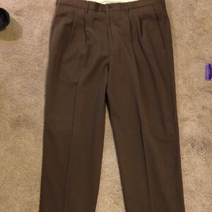 Claiborne Men's Dark Brown Dress Pants